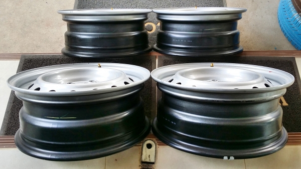 ล้อกระทะกระบะ ขอบ15 6รู139.7 สภาพสวยๆ 4วง 3,000บ.