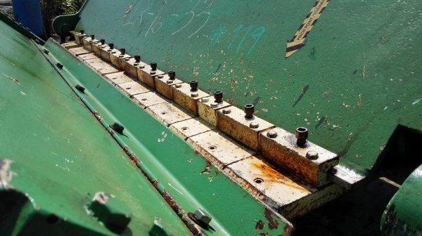 ** SOLD ** เครื่องพับมือโยกรุ่นหนัก CHICAGO 6 ฟุต 180 cm ฟันถอดได้งานนอกสภาพสวยพร้อมใช้งาน