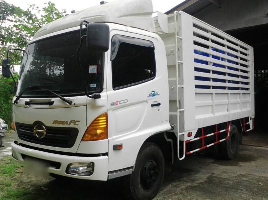 รถฮีโน่ 6 ล้อ รั้ว ( ไม่ดั้ม ) FC4J 150 แรงม้า ปี 50. , ( รถวิ่ง 5x,xxx กม. ) สนใจติดต่อ 081 - 60795