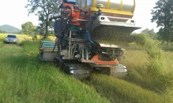 ขายรถเกี่ยวข้าว ไทยเส็งเครื่อง HINO JO8C225เทอร์โบว์ ช่วงล่าง10เพลาใหญ่ ปั๊ม22