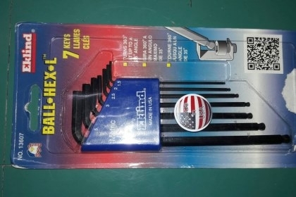 ขายหกเหลี่ยมเบอร์มิล Eklind Made in USA.ใหม่เก่าเก็บ 7ตัวชุด