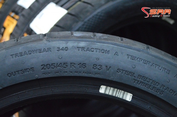 Continental MC5 205/45R16 เส้นละ 2,500 บาท