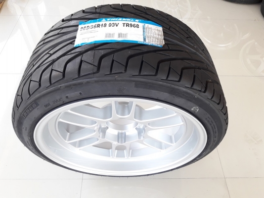 ล้อใหม่RPF1 ขอบ18 6รู กว้าง9.5+10.5 ET30 พร้อมยางใหม่ 4 ล้อ