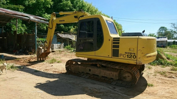ขายรถแบคโฮ KOMATSU PC100-6E แอร์ไฟฟ้า เอกสารพร้อม สนใจโทร 081-970-1072
