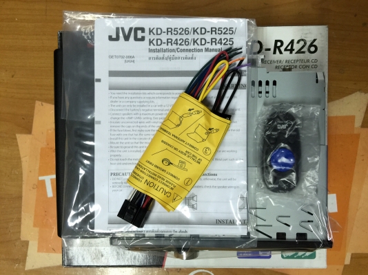 ขายวิทยุ JVC KD - R426 MP3 USB-IN พร้อมด้วยรีโมทคอลโทน ขายวิทยุ JVC KD - R426 MP3 USB-IN พร้อมด้วยรีโมทคอลโทน