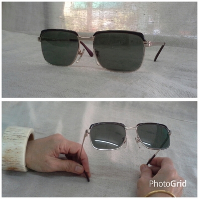 แว่นตาอเมริกันคลับมาสเตอร์  เก่าเก็บ  ยุค &#039;80s  Vintage VALENTINE handmade in USA