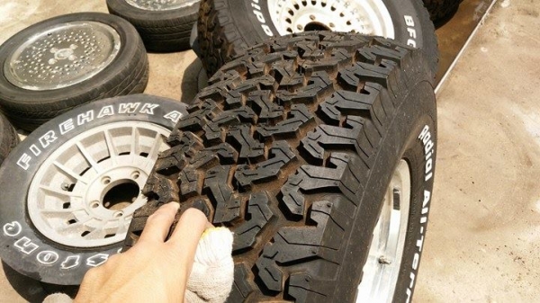 ขายล้อ  rays power volk.  15x7 et -11 6/139  แท้ๆ เก่าญี่ปุ่น ไม่เคยใช้ในไทย  น้ำหนัก 850kg ต่อวง มีปั้มที่ล้อ  พร้อมยางbf 31 "