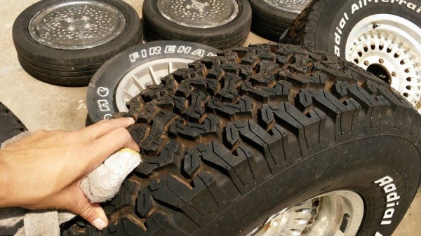 ขายล้อ  rays power volk.  15x7 et -11 6/139  แท้ๆ เก่าญี่ปุ่น ไม่เคยใช้ในไทย  น้ำหนัก 850kg ต่อวง มีปั้มที่ล้อ  พร้อมยางbf 31 "