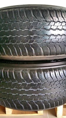 ล้อแม็กDCENTI ขอบ18 กว้าง9.5/10.5 พร้อมยางดันล็อป 265/60R18 ปี16
