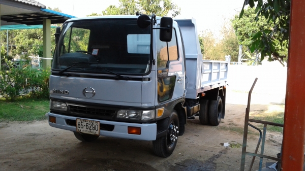 รถดั้มพ์..HINO..FB4j..145แรงปี43.แอร์.เพาเวอร์.เบรคจิ๊ฟฟี่.ดั้มพ์ต่อใหม่