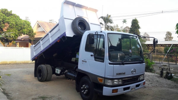 รถดั้มพ์..HINO..FB4j..145แรงปี43.แอร์.เพาเวอร์.เบรคจิ๊ฟฟี่.ดั้มพ์ต่อใหม่