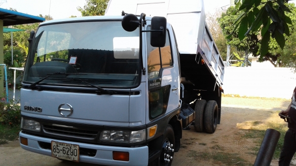 รถดั้มพ์..HINO..FB4j..145แรงปี43.แอร์.เพาเวอร์.เบรคจิ๊ฟฟี่.ดั้มพ์ต่อใหม่