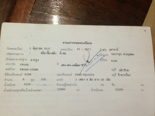 ขายหัวลาก FM 186 เครื่อง PO 9C  315 ปี 47 ( 2 เพลา ) พร้อมหาง สองเพลา คอก ตามภาพ  ราคา  650,000 บาท