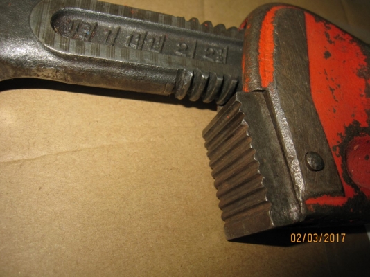 ประแจจับแป๊บ ขาเดี่ยว Ridgid Made in USA. ขนาด 18 นิ้ว