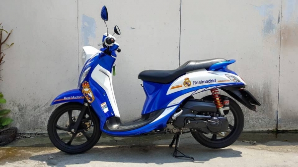 YAMAHA FINO NEW 115 รุ่น REAL MADRID มีเพียง 4,000 คัน ฟรีค่าโอน