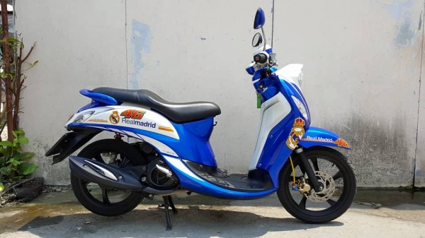 YAMAHA FINO NEW 115 รุ่น REAL MADRID มีเพียง 4,000 คัน ฟรีค่าโอน