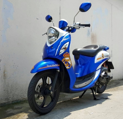 YAMAHA FINO NEW 115 รุ่น REAL MADRID มีเพียง 4,000 คัน ฟรีค่าโอน