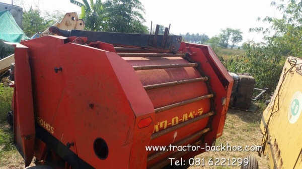 ขาย เครื่องม้วนฟาง เก่านอก สำหรับใส่รถไถนา แทรกเตอร์ ยี่ห้อ TAKAKITA