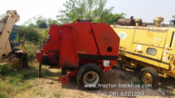 ขาย เครื่องม้วนฟาง เก่านอก สำหรับใส่รถไถนา แทรกเตอร์ ยี่ห้อ TAKAKITA