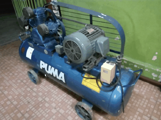 ขายด่วนปั้มลมpuma model pp-35p 5hp 315ลิตร.