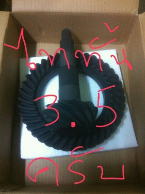 บายศรี/เดือยหมูรอบพิเศษไททั้น3.5สำหรับรถที่ใส่รอบเดิม3.9แล้ววิ่งไม่ออกครับ