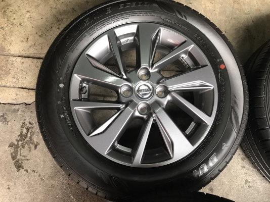 แม็กป้ายแดง Nissan Almera พร้อมยาง185-65-15