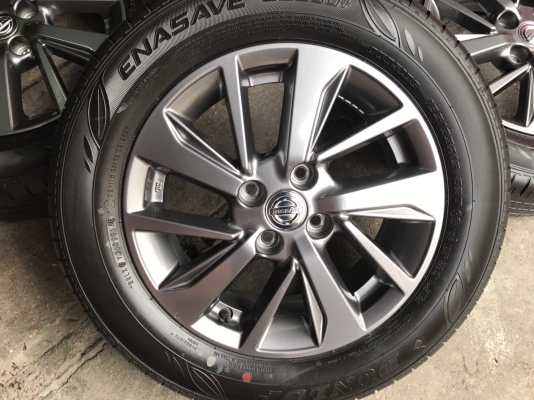 แม็กป้ายแดง Nissan Almera พร้อมยาง185-65-15