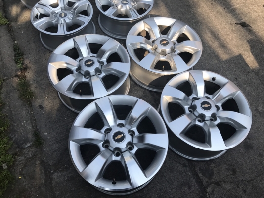 ล้อแม็กป้ายแดง เชฟโรเลต 6รู 139 ขอบ18