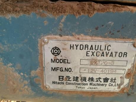 HITACHI EX 120-3+เทนเลอร์ HITACHI EX 120-3+เทนเลอร์