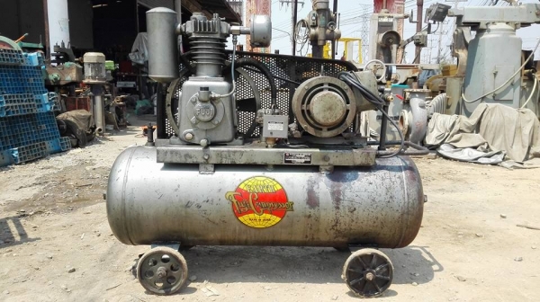 ** ไปอยู่ภูเก็ตครับ!! ** ปั้มลมญี่ปุ่น Fuji 3 HP 130 lite มอเตอร์ Mitsu 3 HP 220V สดนอกลงตู้เดิมๆนุ่มเงียบพร้อมใช้