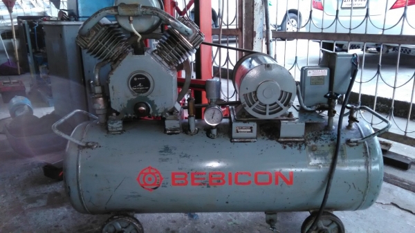 **ขายถูกๆ ปั้มลมมือสองจากญี่ปุ่น** HITACHI-BEBICON 3แรง ถัง100ลิตร ทดสอบเรียบร้อย ทุกระบบทำงานได้ดีมากๆ นิ่งๆเงียบๆพร้อมใช้งานครับ