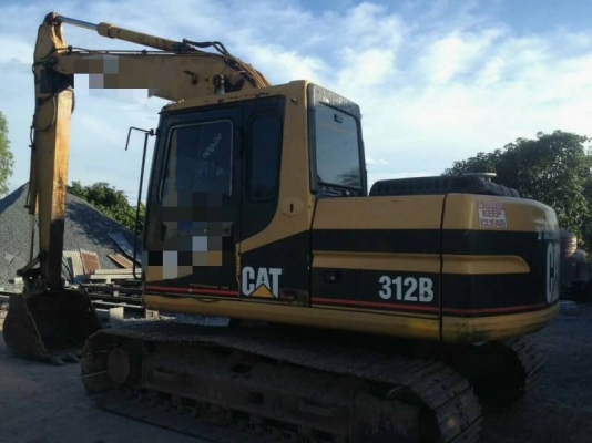 เก่านอก 2 ปี 795,000 CATTERPILAR 312 B 15,000 ชั่วโมง เครื่องดี ปั้มแรง ไฟฟ้าครบ โช่หนา เอวแน่น แอร์เย็น .  เอกสารอินวอยท์