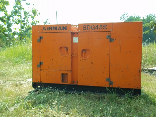 เครื่องปั่นไฟสีส้ม 45 KVA  เครื่อง HINO WO4D ใหม่ ไดร์ TAIYO พร้อมตู้เก็บเสียง เซตนอก จากประเทศญี่ปุ่น