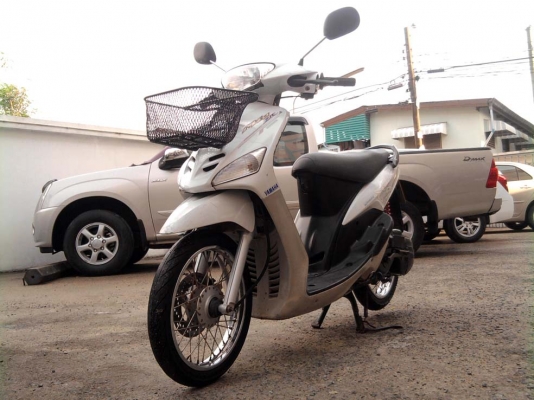 ขออนุญาติขาย  YAMAHA MIO 115 cc. มือเดียว ลายจีน สีขาวมุก