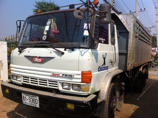 ขายรถบรรทุก 10 ล้อ (ดั้ม) HINO F18 (แท้) ตัวรถ F187LA-10216 เครื่อง HO7D-A101137 สภาพพร้อมใช้