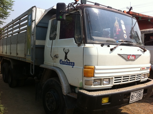 ขายรถบรรทุก 10 ล้อ (ดั้ม) HINO F18 (แท้) ตัวรถ F187LA-10216 เครื่อง HO7D-A101137 สภาพพร้อมใช้