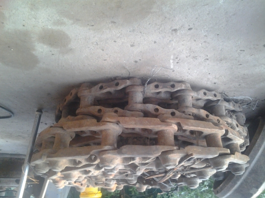 ขายโซ่รถแม๊กโครKOMATSU  PC 120 ใช้ใด้ทุกรุ้นสวยพร้อมใช้