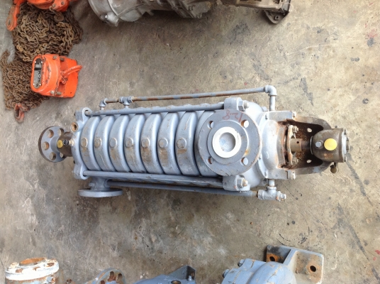 ขายปั้มน้ำมัลติสเตดเก่าญี่ปุ่น ขนาด 9 ใบพัด ยี่ห้อ EBARA ขนาด 2x2 นิ้ว สภาพสวยมากๆ