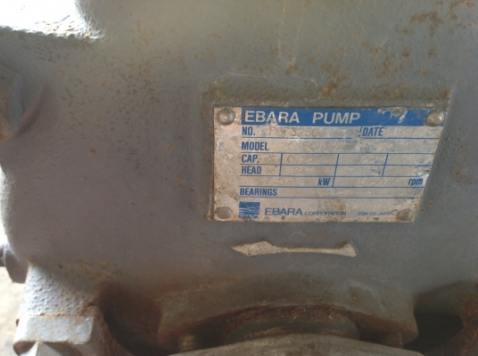 ขายปั้มน้ำมัลติสเตดเก่าญี่ปุ่น ขนาด 9 ใบพัด ยี่ห้อ EBARA ขนาด 2x2 นิ้ว สภาพสวยมากๆ ขายปั้มน้ำมัลติสเตดเก่าญี่ปุ่น ขนาด 9 ใบพัด ยี่ห้อ EBARA ขนาด 2x2 นิ้ว สภาพสวยมากๆ