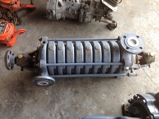 ขายปั้มน้ำมัลติสเตดเก่าญี่ปุ่น ขนาด 9 ใบพัด ยี่ห้อ EBARA ขนาด 2x2 นิ้ว สภาพสวยมากๆ ขายปั้มน้ำมัลติสเตดเก่าญี่ปุ่น ขนาด 9 ใบพัด ยี่ห้อ EBARA ขนาด 2x2 นิ้ว สภาพสวยมากๆ