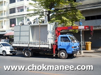 ให้เช่า รถเฮี๊ยบ รถบรรทุกติดเครน รถเครน 25 ตัน