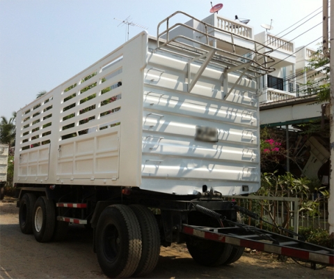 ฝากขายลูกพ่วงสามมิตร สามคานแท้ ยาว 7 เมตร ไม่ดัมพ์ คอกเกษตร