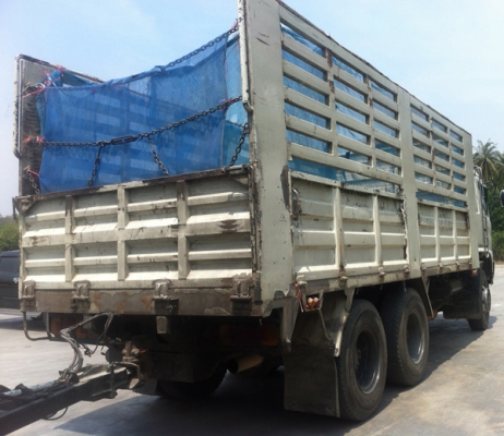 ฝากขายลูกพ่วงสามมิตร สามคานแท้ ยาว 7 เมตร ไม่ดัมพ์ คอกเกษตร