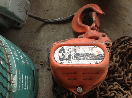 ขายรอกโซ่เก่าญี่ปุ่น ตรา ช้าง(K75)  แท้ ขนาด 3.1 ตัน สภาพสวยพร้อมใช้งาน