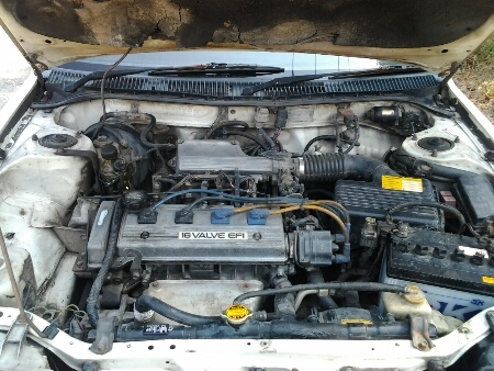 ขายรถยนต์ ปี88 โตโยต้า โคโรล่า รุ่นโดเรม่อน เครื่อง1600cc.4AFEหัวฉีด ติดแก๊ส เกียร์ธรรมดา แอร์เย็น ล้อแม็ก เครื่อง+แก๊ส ลงเล่มแล้ว ขายถูกๆตามสภาพ (ไม่ใช่แท็กซี+ไม่ใช่รถน้ำท่วม)