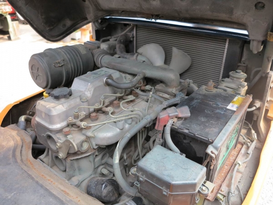 รถยกดีเซล ขนาด 3 ตัน เสาสูง 4 เมตร งายาว 2.3 เมตร TOYOTA 7FD30 สภาพเก่าญี่ปุ่นแท้ นำเข้าเองจากญี่ปุ่น