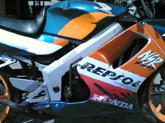 ตัดใจขาย Honda Nsr150Proarm เล่มทะเบียนเต็มพ้อมชุดโอนแปลงมาจากตัว RRW ระบบไฟดีหมดวาร์วเปิด