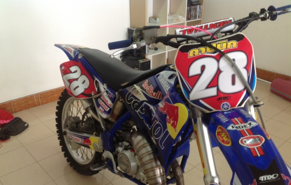 ขายด่วน yz125 ทำเป็นซุปเปอร์คัพ