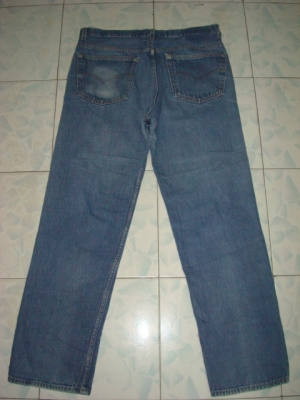 # 8663 # ยีนส์ Levi's 501 ผ้าทราย ของแท้ มือสอง เอว 38 ยาว 29 ตะเข็บสวยๆ made in usa