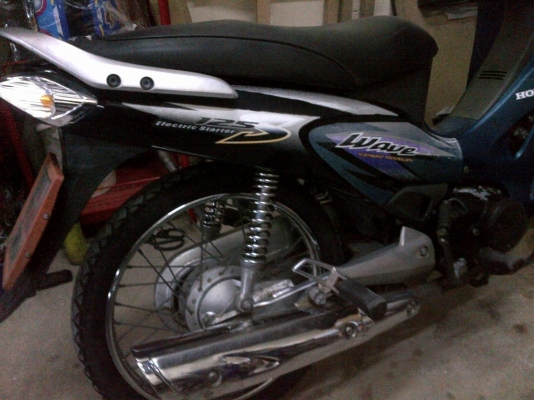 ขาย!เวฟ125s สต๊าทมือ ปี46 รถเครื่องเดิมแน่นๆ พร้อมใช้ ทะเบียน+เอกสารโอน ภาษี52 088-2197709